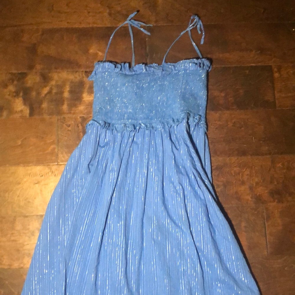 👗Blue J crew Smocked Dress👗